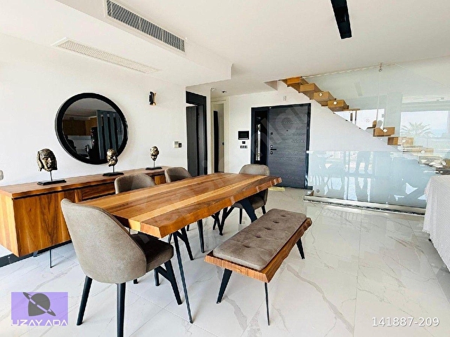 Karaova mah.Full eşyalı, özel havuzlu,deniz manzaralı,tek müstakil 4+1 satılık villa - Görsel 15