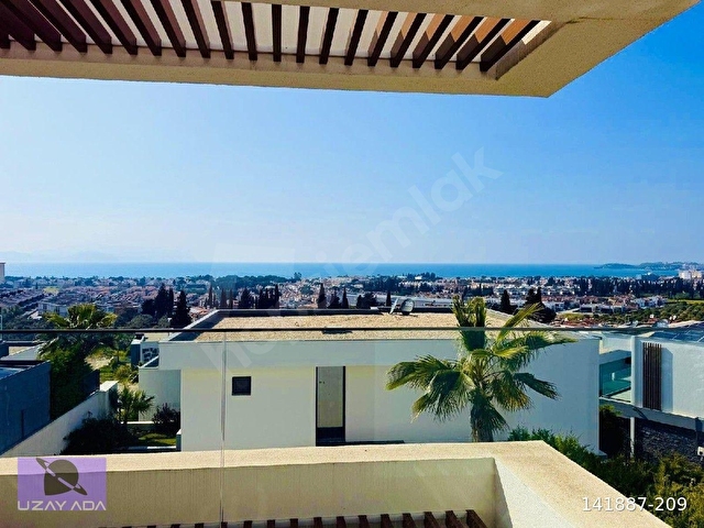 Karaova mah.Full eşyalı, özel havuzlu,deniz manzaralı,tek müstakil 4+1 satılık villa - Görsel 18