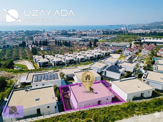Karaova mah.Full eşyalı, özel havuzlu,deniz manzaralı,tek müstakil 4+1 satılık villa - Görsel 2