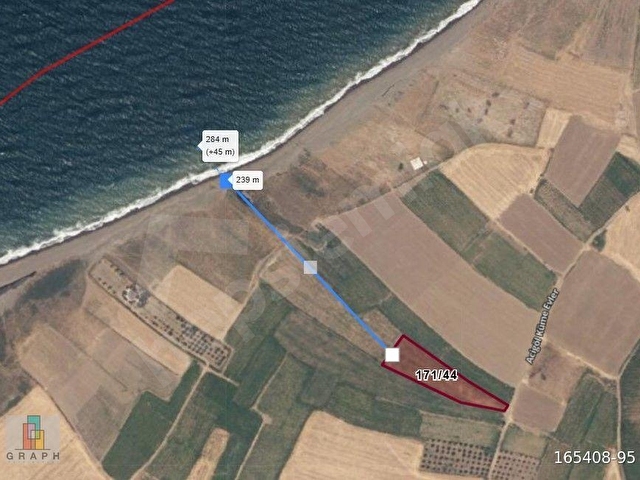 ÇANAKKALE AYVACIK KÖSEDERE DENİZE 240M UYGUN FİYATLI - Görsel 3