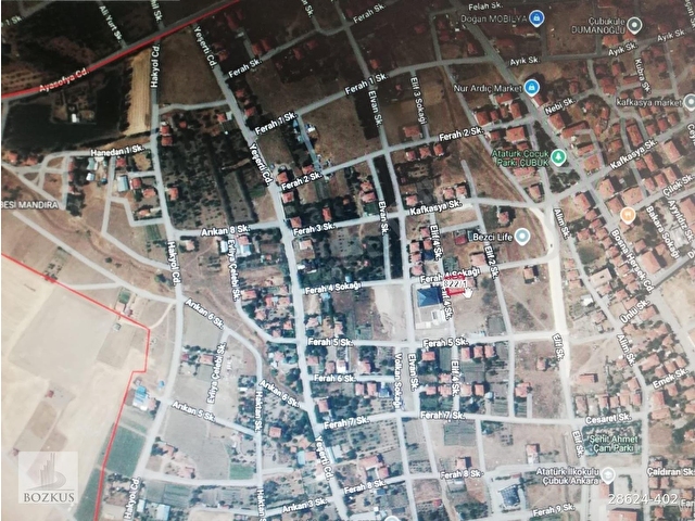 BOZKUŞTAN ATATÜRK MAHALLESİNDE 207 M2 HİSSELİ TEK  TAPU TOPLAM 623 M2 3HİSSELİ  KONUT İMARLI ARSA - Görsel 2