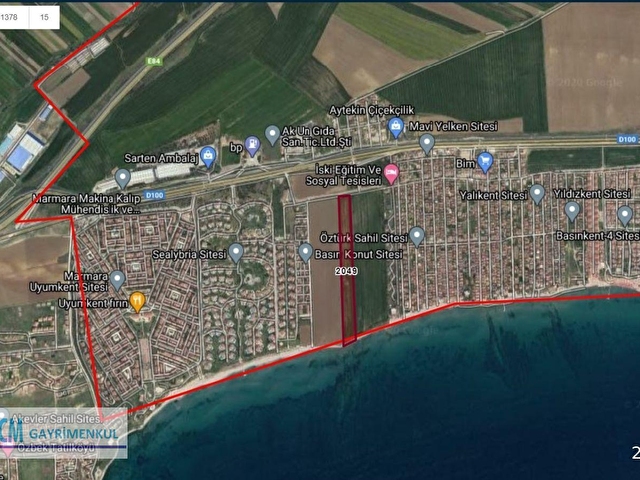 Istanbul Silivri Denize Sifir Satilik Villalik 38 000 M2 Arsa 2890 1635 Hurriyet Emlak