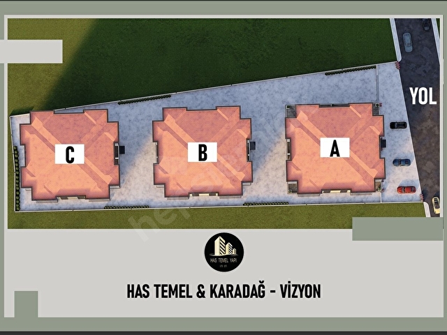 %50 PEŞİNATLI, FAİZSİZ, VADE FARKSIZ, ULUDAĞ MANZARALI 3+1 DAİRE - Görsel 2