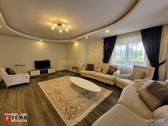Sitede Bahçeli Kiralık 6+1 Modern Villa -For Rent | FEMA - Görsel 5