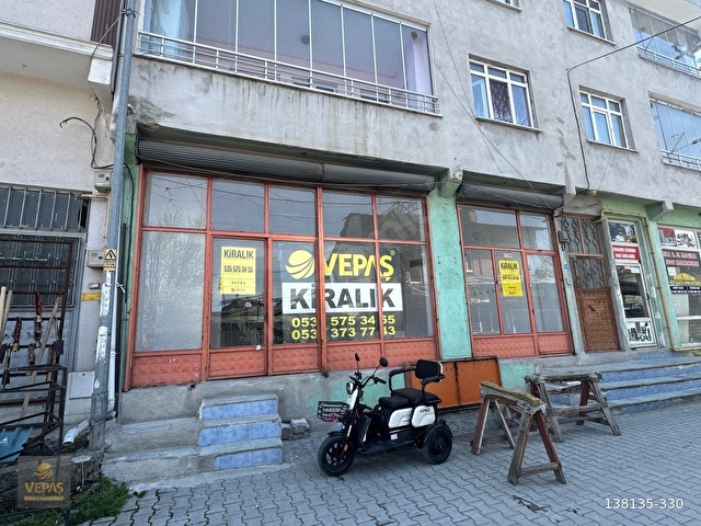 VEPAŞtan ÇARŞI MERKEZDE KİRALIK 110 M2 DÜKKAN