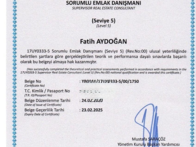 TURYAPTAN CRİTER REZİDANSTA BAĞIMSIZ GİRİŞLİ SIFIR 2+1 OFİS - Görsel 18