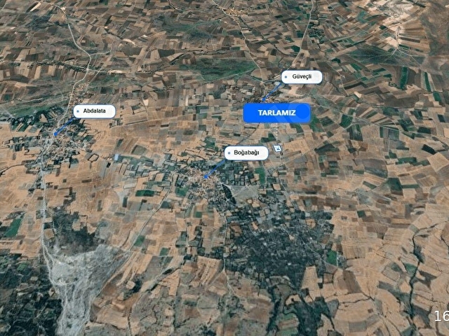 ALİ ŞEKERDEN ÇORUM BOĞABAĞINDA YOLA CEPHE KUYUSU OLAN TARLA
