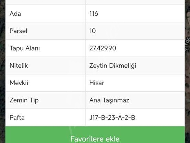 AYVALIK ÇAMOBA KÖYÜNDE KADASTRO YOL ÜZERİNDE SATILIK ARSA - Görsel 2
