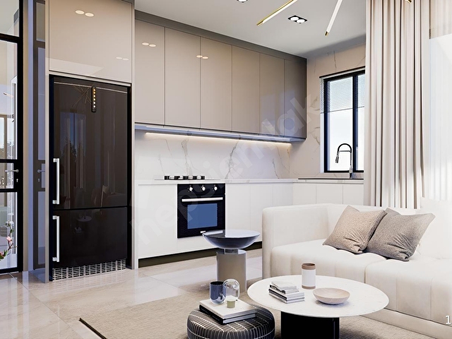 Serik Orta Mahallede Heaven Garden Residence 1+1 Satılık Daire - Görsel 11