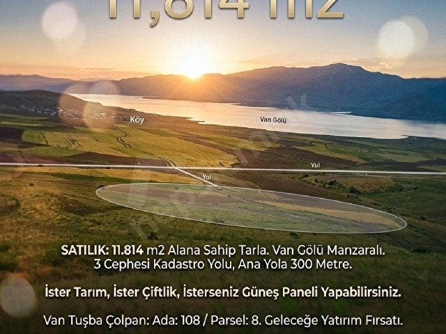 TAKASA UYGUN BU HARİKA TARLA İÇİN ACELE EDİN. HER TÜRLÜ YATIRIM POTANSİYELİ MEVCUT. GÜNEŞ ENERJİSİ