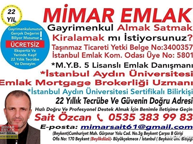 ACİL KELEPİR BEYLİKDÜZÜ SATILIK DAİRE SOSYAL TESİSLİ SİTE 3+1 - Görsel 29