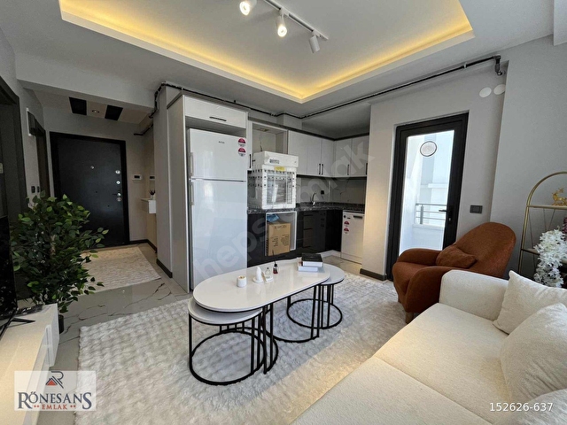 RÖNESAN EMLAKTAN SATILIK LÜKS SIFIR EŞYALI 1+1 DAİRE - Görsel 19