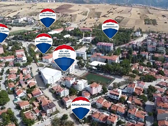 MANİSA DEMİRCİ MERKEZDE SATILIK YATIRIMLIK ARSALAR - Görsel 4