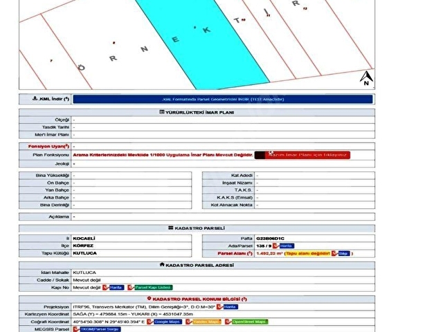 Sahibinden Satılık Körfez Kutluca Kapaklı 1492Metre Villa Arsası - Görsel 20