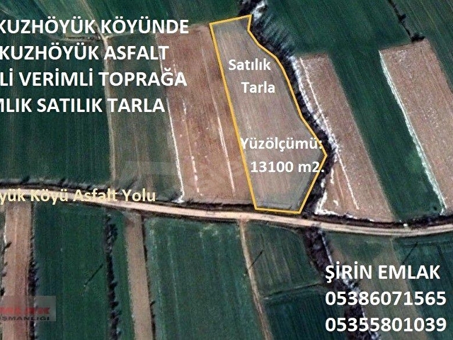 KIRKLARELİ DOKUZHÖYÜK KÖYÜNDE ASFALT YOLA CEPHELİ YATIRIMLIK SATILIK ARAZİ - Görsel 2