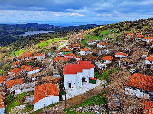 Lapseki Taştepe de Müstakil Girişli Deniz Manzaralı Satılık 2+1 - Görsel 17