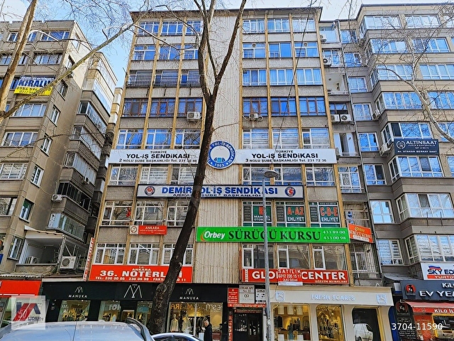 KIZILAY, NECATİBEY CADDESİ ÜZERİNDE SATILIK BÜRO/OFİS
