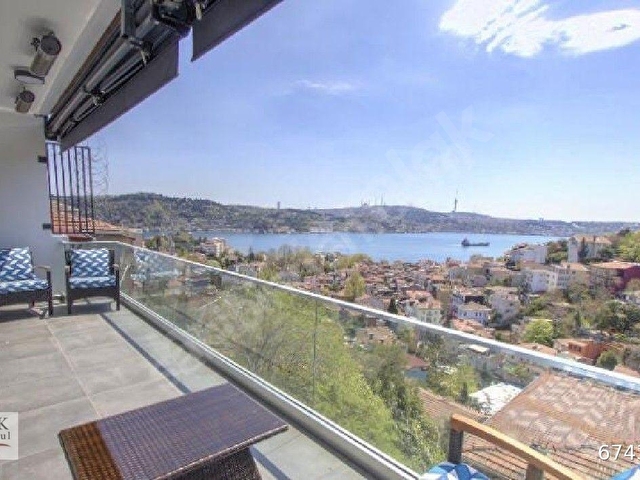 Arnavutköy Sırtta MUHTEŞEM Boğaz Manzaralı Lüks Möbleli Otoparklı 2+1 - Görsel 5