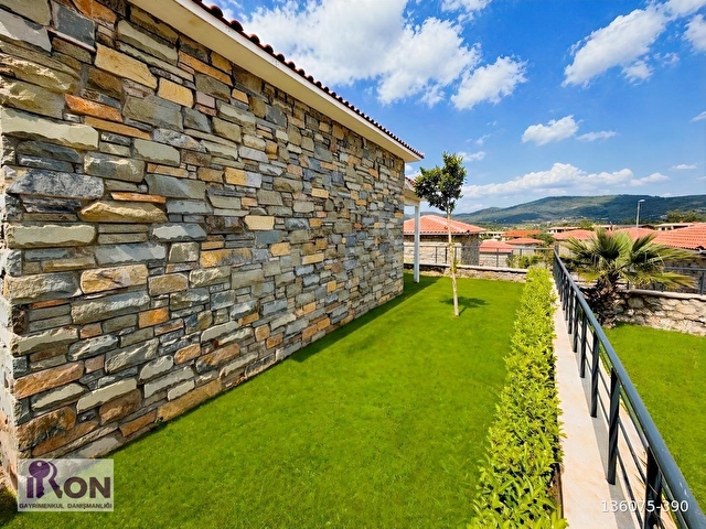 MUMCULARDDA LÜKS SİTE İÇİNDE GENİŞ BAHÇELİ SATILIK MODERN VİLLA - Görsel 22
