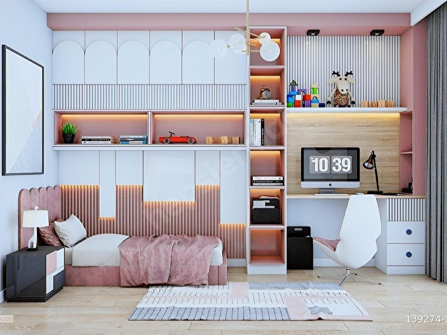 TEK KAT-YATAY MİMARİ-1750 M2 BAHÇE-330 M2 KULLANIM ALANLI VİLLA - Görsel 17
