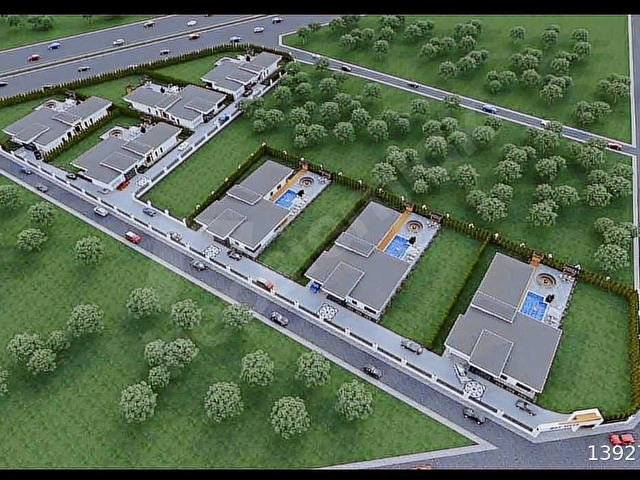TEK KAT-YATAY MİMARİ-1750 M2 BAHÇE-330 M2 KULLANIM ALANLI VİLLA - Görsel 4