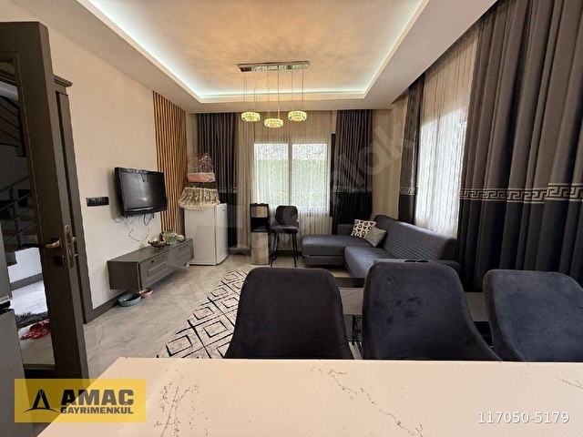 AMAÇTAN VİLLA BÖLGESİ BULVARA YAKIN İSKANLI 5+2 KIŞ BAHÇELİ - Görsel 9