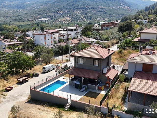 SELÇUK/ACARLAR MAH. MANZARALI HAVUZLU DULEKS VİLLA - Görsel 21
