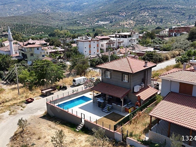 SELÇUK/ACARLAR MAH. MANZARALI HAVUZLU DULEKS VİLLA - Görsel 23