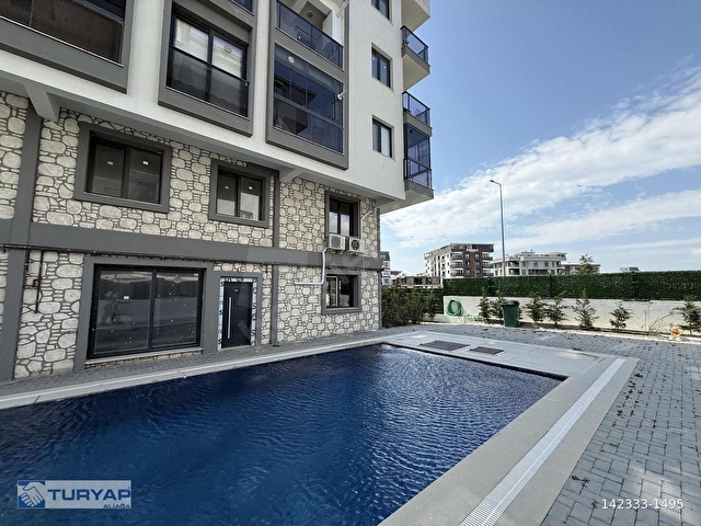 SEYREKTE HAVUZLU SİTEDE SATILIK 1+1 DAİRE - Görsel 9