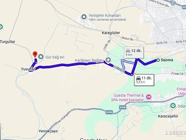 HALİT TURAN GAYRIMENKUL**YATIRIMLIK KAÇIRMAYIN 2.061 M2 KÖYİÇİ *YUSUFLAR MAHALLESİ - Görsel 6