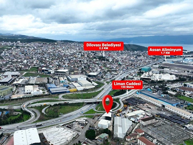DİLOVASI OSB İÇİ E5 CEPHELİ KİRALIK 1670 M2 FABRİKA - DEPO - Görsel 25