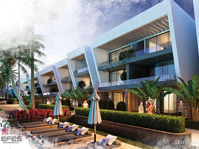 Kuşadası Davutlarda Deniz Manzaralı Satılık 2+1 Daireler - Görsel 9