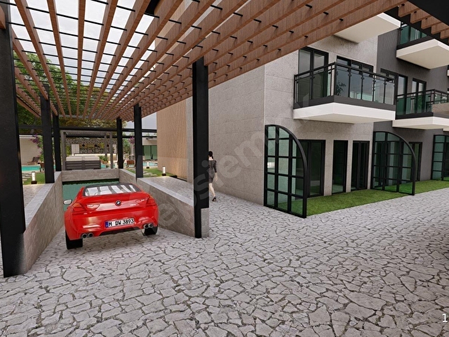 ZENSDEN AÇIK HAVUZ/KAPALI OTOPARKLI SİTEDE ÖZEL BAHÇELİ 1+1 - Görsel 15