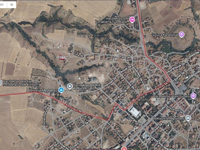 *ÇETİNEL EMLAK* HACIBEKTAŞ ZİR MAH. 2 ADET İMARLI ARSA - Görsel 6