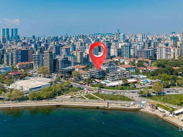 CADDEBOSTAN YALI PARSELİ,DENİZ MANZ.YENİ,KATTA TEK , 225M2,4,5+1 - Görsel 5