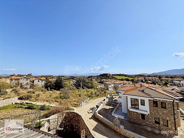 DATÇA KIZLANDA FULLDENİZ MANZARALI 946 M2 ARSA İÇİNDE 5+2 VİLLA - Görsel 29