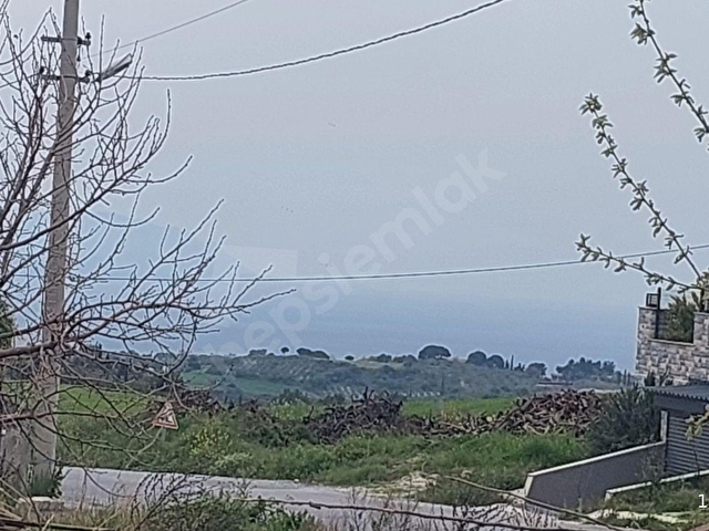 KUŞADASI YAYLAKÖYDE FULL DENİZ MANZARALI İMARLI 485M2 SÜPER ARSA