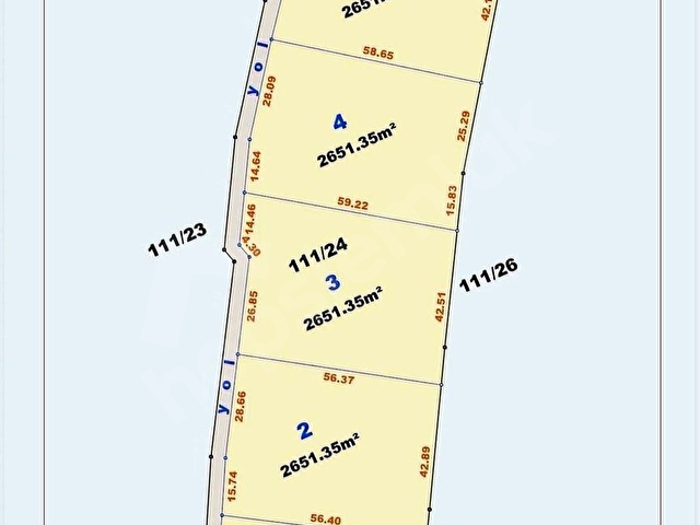 ÇATALCA ELBASAN 2.651 M2 YOL SU ELEKTRİK YERLEŞİM İÇİ UYGUN - Görsel 14