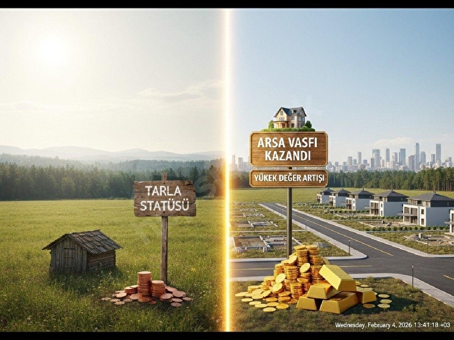 İMAR GENİŞLEME ALANINDA 1750 M2 TEK TAPU MÜSTAKİL ARAZİ - Görsel 20