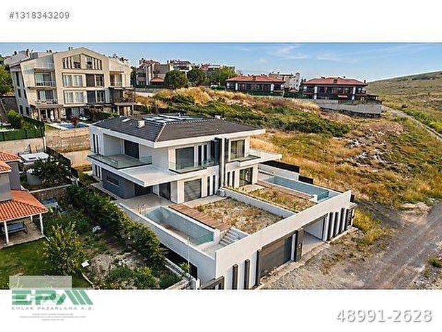 Villakent te müstakil havuzlu 8+2 triplex satılık villa - Görsel 22