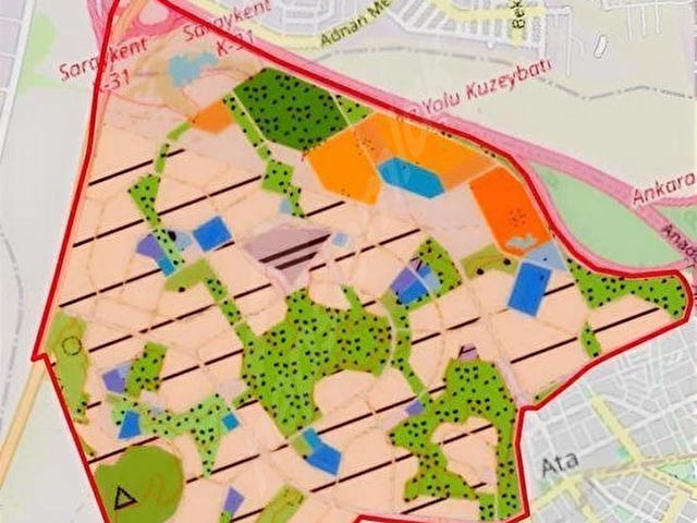 SUSUZ BELÖRENDE 113/6 DA 400 M2 KÖK TAPU İMAR PLANI İÇİNDE - Görsel 2