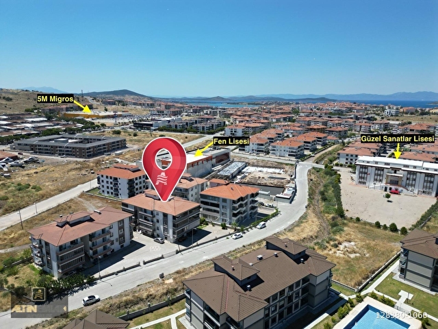 AYVALIK 150 EVLERDE SATILIK DOĞALGAZLI 3+1 GENİŞ DAİRE - Görsel 2