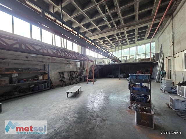 metsel AKÇABURGAZ SANAYİ BÖLGESİ 2100 m2 ZEMİNE BASAN GİRİŞ KAT - Görsel 24