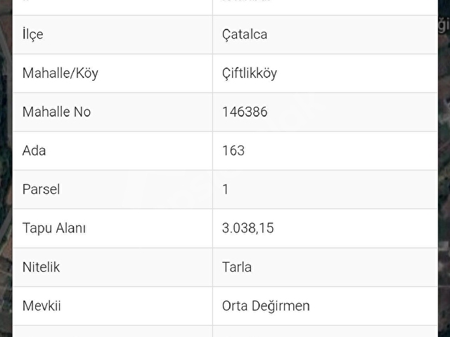 ÇATALCA ÇİFTLİKKÖYDE 760m2 YOLA CEPHELİ FIRSAT TARLA - Görsel 3