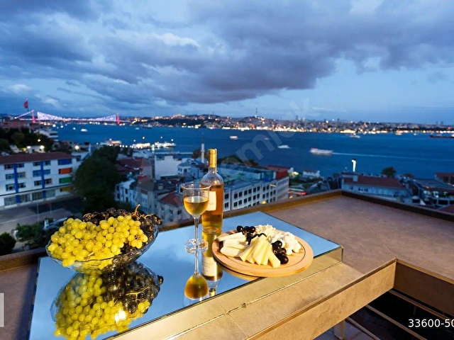 Cihangir 23te Büyüleyici Boğaz Manzaralı Daire - Görsel 9
