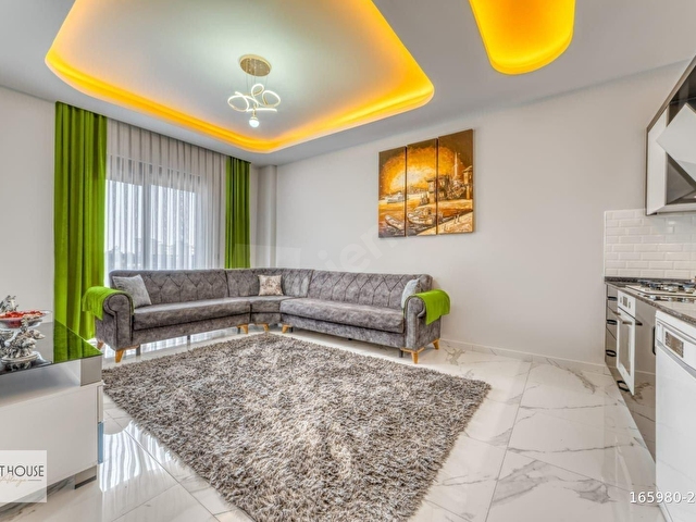 ALANYA OBA’DA 2+1 FULL LÜKS MOBİLYALI SATILIK DAİRE