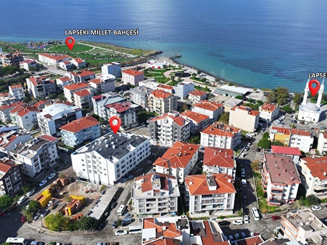 ÇANAKKALE LAPSEKİ TAM DENİZE YAKIN 2+1 SATILIK DAİRE - Görsel 5