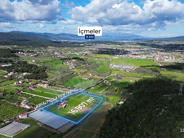 Urla Kuşçularda Satılık 16.907,37 m2 Arazi - Görsel 3