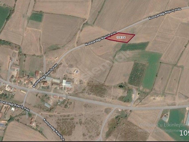 BABAESKİ KARACAOĞLAN MUHTEŞEM ARAZİ YOLA CEPHE YARISI ARSA GEÇİYOR 2680 M2   4 HİSSE - Görsel 8