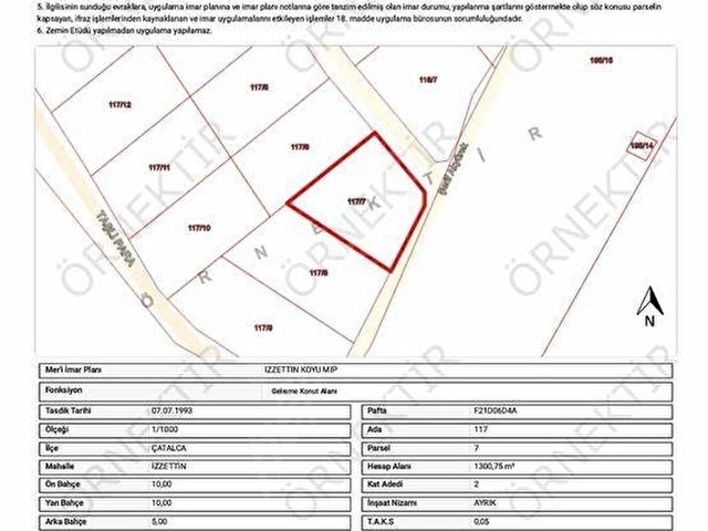 VİLLA İMARLI MÜSTAKİL TAPULU ARSA - Görsel 3